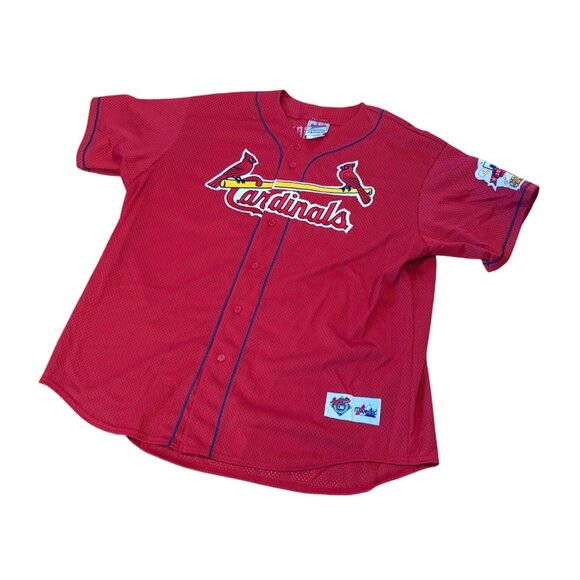 Vintage Majestic Authentic St. Louis Mark McGwire #25 MLB Jersey Men's 2XL NWT - Picture 4 of 10